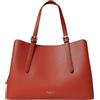 TWINSET Borsa Tote Bicolor Effetto Pelle Martellata con Fibbie Regolabili