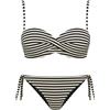 TWINSET Bikini fascia con tanga reversibile a laccetti