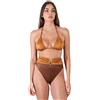 district MARGHERITA MAZZEI Reggiseno triangolo scorrevole. Slip coulotte con accessorio