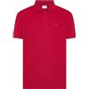 SUN68 Polo con stampa paisley in cotone rosso
