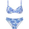 TWINSET Bikini Twinset con Ferretto e Ricamo Sangallo Toile de Jouy