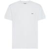 SUN68 T-shirt in piquet stretch bianco
