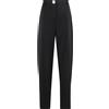 Sportmax Salvo Pantalone Sartoriale in Pura Lana Nero