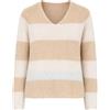 Max Mara MM - Maglia in mohair a righe con scollo a V