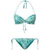 TWINSET Bikini push-up COPPA C con stampa botanica