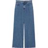 iBlues - Jeans wide leg in denim con motivo rigato