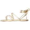 Weekend Max Mara - Sandali Fiabe con cinturino in pelle dorata
