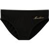 Moschino Slip Uomo in Cotone Nero con Logo Ricamato