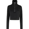 Sportmax - Maglia dolcevita in alpaca con zip
