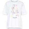 Twinset Actitude T-shirt con Stampa Passport - Bianco