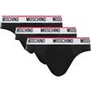Moschino Set di 3 Slip con Logo - Moschino Underwear