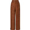 Max Mara Studio - Pantalone cropped in seta con stampa foulard