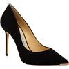 Francesco Sacco - Décolleté in Camoscio Nero con Punta Affusolata e Tacco 10 cm
