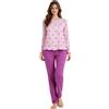 Brilliamo Pigiama donna Lincalor in caldo cotone - Linea Brilliamo