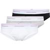 DSQUARED2 Set 3 Slip Uomo Bianco, Nero e Grigio