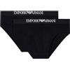 EMPORIO ARMANI Pack 2 slip in jersey di viscosa