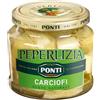 Ponti, Carciofi Tagliati Peperlizia, Carciofi Tagliati in Agrodolce, Gusto Naturale, Perfetto come Base per Sughi e Primi, 100% Made in Italy, 350 g