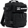 WOLFpak Mini zaino tattico da 9 l, per uomini e donne, compatto, leggero, piccolo, per tutti i giorni, Alpha Black, 9L Mini Backpack, Zaini da viaggio
