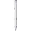 Penna a scatto in alluminio con riciclato refill blu personalizzabile personalizzate o neutre