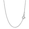 NKlaus 40cm catena ad ancora in argento 925 a prova di antimacchia collana da donna per ragazze larga 0,9mm 14727