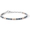 COMETE GIOIELLI Bracciale da Uomo di Comete della Collezione Mineral. Bracciale in Acciaio ed Ematite con Pvd Blu e rosè. La referenza è: UBR 1226.