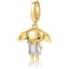 FANCIME Harry Potter x Collaboration - Dobby Charm, Sterling Silver Charms Necklace Jewellery Gift for Women Girls