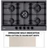 Blanco Piano cottura a gas EXCLUSIVE 7x5-5 1047154 finitura soft white da 75 cm