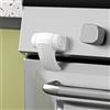 SAFELON Baby Safety Serratura della porta del forno, Serrature di sicurezza da cucina per neonati, Serrature da forno a prova di bambino per bambini, Resistente al calore (Bianco, 2 Pezzi)
