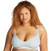 Calvin Klein Donna Reggiseno a Bralette Elasticizzato, Blu (Plein Air), M