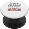 Maglietta Estiva Vacanza Al Mare Sole Es T-shirt Estiva Per Le Vacanze, Retrò, Spiaggia, Granchi, PopSockets PopGrip Adesivo