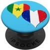 Ptera: Cool Senegal Flag For Proud Seneg Bandiera Francia Senegal Orgoglio Tifosi Francesi Senegalesi PopSockets PopGrip Adesivo