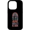 Aesthetic Personalized First Name Merch Custodia per iPhone 14 Pro Non c'è bisogno di temere che zia Violet sia qui Nome Rainbow
