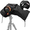 K&F CONCEPT Copripioggia Impermeabile per Fotocamera Reflex | Nylon impermeabile alta qualità, finestra TPU trasparente LCD, Nikon Canon Sony DSLR, cerniera impermeabile, treppiede BR01