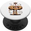 Ostriches Ostrich Lover Gifts Ostrich With Boots Big Bird Western Fun PopSockets PopGrip Adesivo