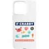Maglietta Estiva Vacanza Al Mare Sole Es Custodia per iPhone 15 Pro Max T-shirt Estiva Per Le Vacanze, Retrò, Spiaggia, Granchi,