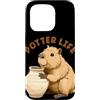 Pottery Capybara Outfit Custodia per iPhone 15 Pro Divertente Capibara con Potter Costume per Ragazzi e Ragazze