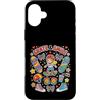 Skate & Smile Vibes Custodia per iPhone 16 Plus Kawaii Skateboarder Bambino Skateboarding Fun Design