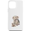 Timowo Studio Custodia per iPhone 13 Pro Max Elefante Con Diario E Libro