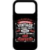 Mocking Merch Custodia per iPhone 17 Pro Max 1985 Vintage Tutte le parti originali invecchiato perfettamente divertente compleanno