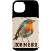 Robin Bird Outfit Custodia per iPhone 13 Costume da uccello carino per gli amanti dei pettirossi