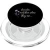 Dementia Awareness & Purple Ribbon Suppo La demenza li incontra dove sono supporto per fiori viola PopSockets PopGrip per MagSafe