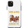 H9Shop Happy Birthday Was Born On August Custodia per iPhone 11 Pro Max Questo re è nato il 2 agosto Buon compleanno a me e a te