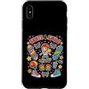 Skate & Smile Vibes Custodia per iPhone XS Max Kawaii Skateboarder Bambino Skateboarding Fun Design