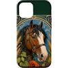Belle Epoque Animals Custodia per iPhone 12/12 Pro Cavallo da tiro Clydesdale Art Nouveau