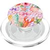 Summer Aesthetic Beachy Collage Spiaggia Estate Acquerello Costiero Collage Estetica Carino Girly PopSockets PopGrip per MagSafe