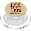 Theater Of Oneness Io sono Quello che sono | Esodo 3:14 Bibbia Fede Autorealizzazione PopSockets PopGrip per MagSafe