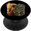 Philippians 4:13 Religious Lion Bible Ve Filippesi 4:13 Leone religioso rafforza la Bibbia cristiana PopSockets PopGrip Adesivo