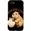 Pottery Capybara Outfit Custodia per iPhone SE (2020) / 7/8 Divertente Capibara con Potter Costume per Ragazzi e Ragazze