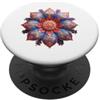 1.98WorksLabo Intricato motivo a spilla a forma di fiore PopSockets PopGrip Adesivo