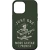 One More Guitar Custodia per iPhone 12 Pro Max Cowboy Scheletro Chitarrista Country Music Umorismo Folk